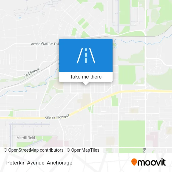 Peterkin Avenue map