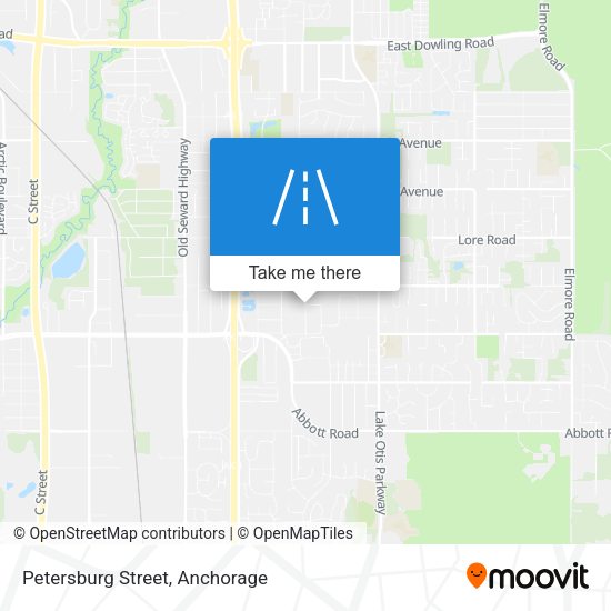 Mapa de Petersburg Street