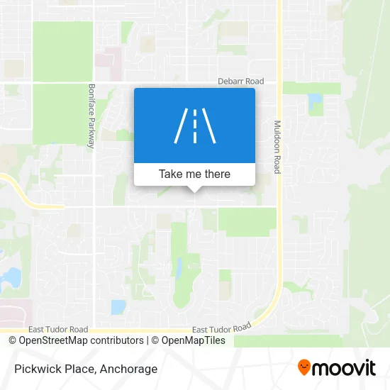 Pickwick Place map