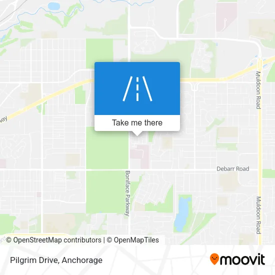 Pilgrim Drive map