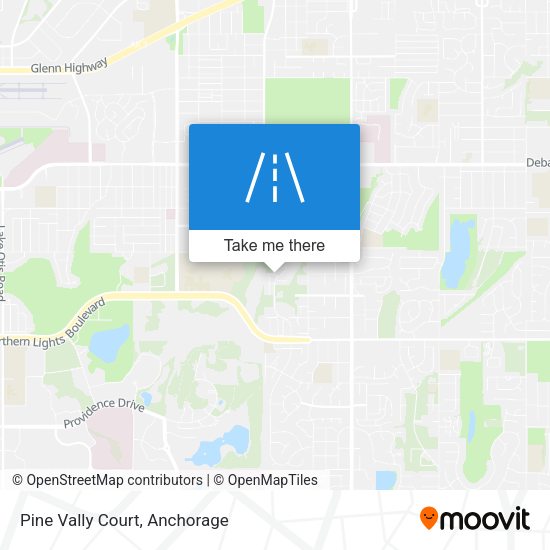 Pine Vally Court map