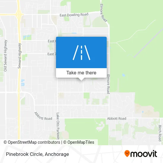 Pinebrook Circle map