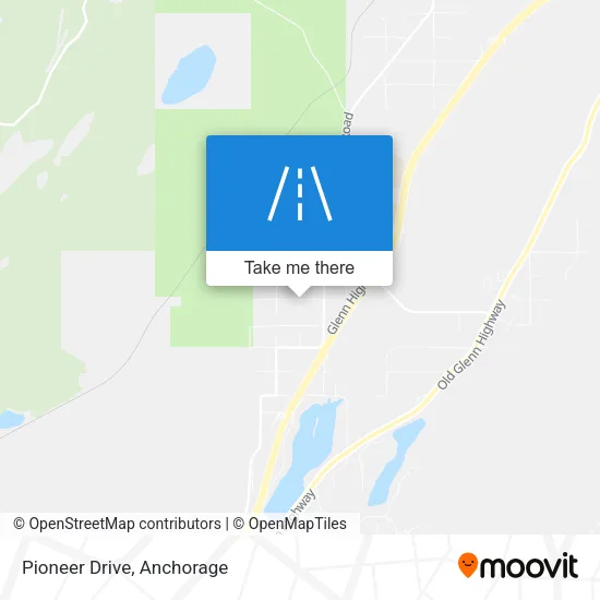 Pioneer Drive map