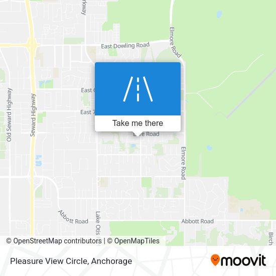 Pleasure View Circle map