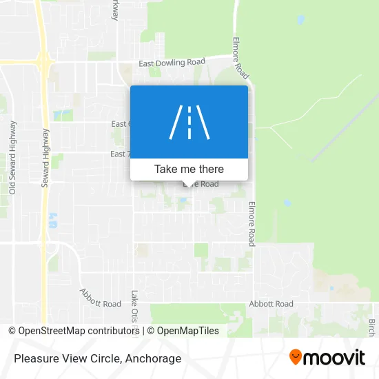 Pleasure View Circle map