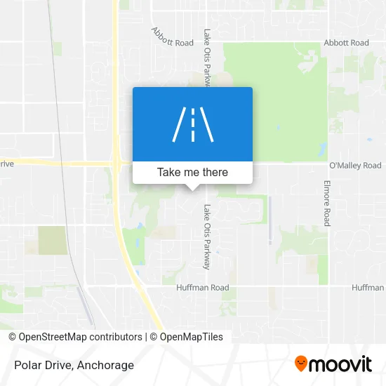 Polar Drive map