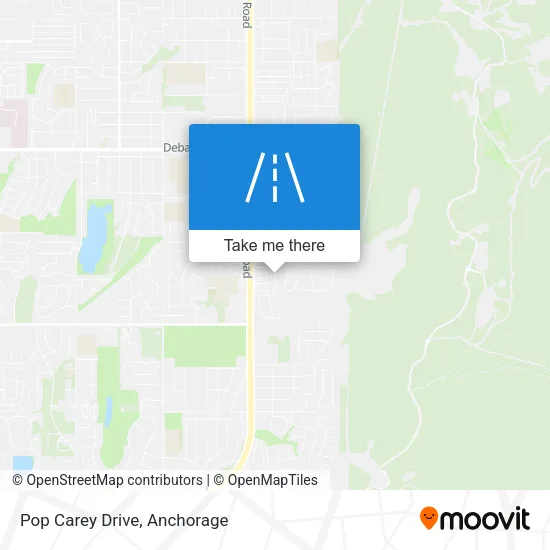 Pop Carey Drive map