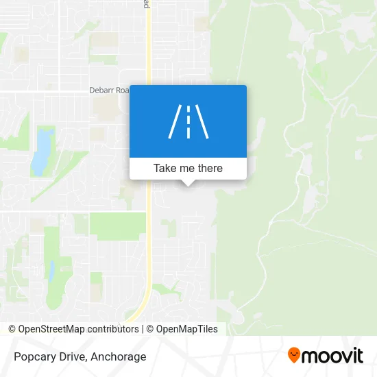 Popcary Drive map