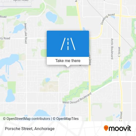Porsche Street map