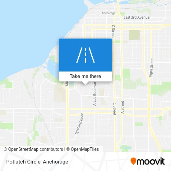 Potlatch Circle map