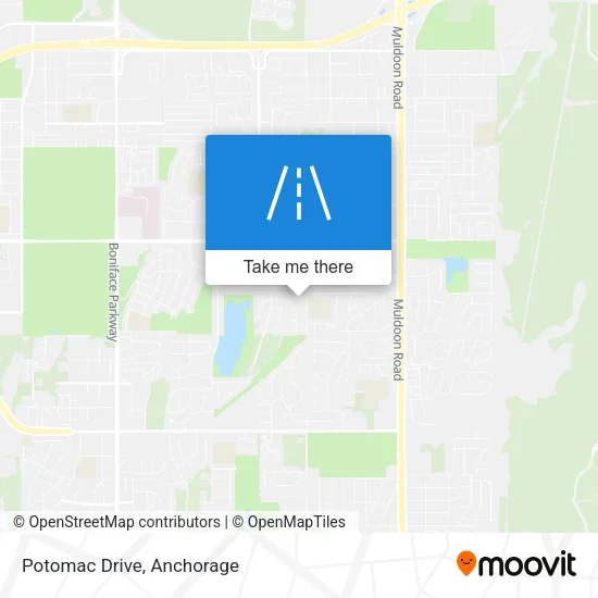 Potomac Drive map