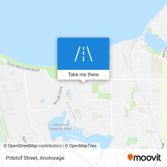 Pribilof Street map
