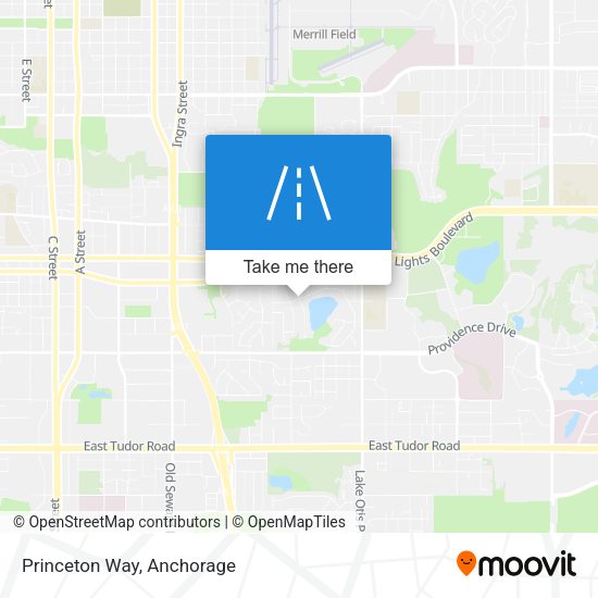 Mapa de Princeton Way