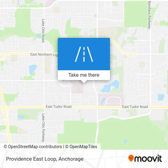 Providence East Loop map