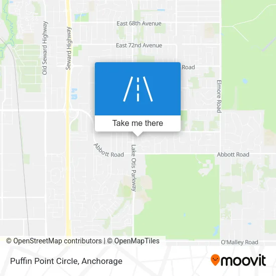 Mapa de Puffin Point Circle