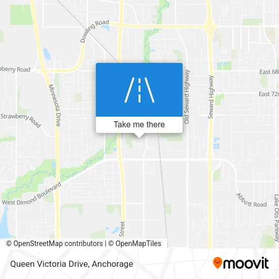 Queen Victoria Drive map