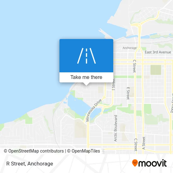 R Street map