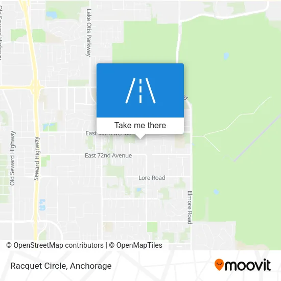 Racquet Circle map