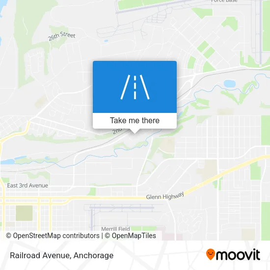 Railroad Avenue map