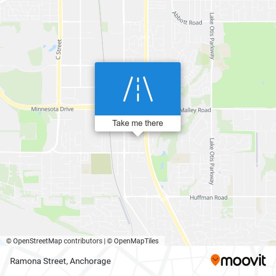 Ramona Street map