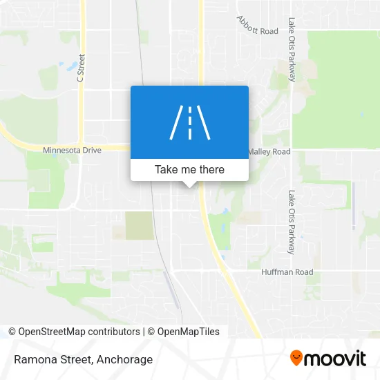 Ramona Street map