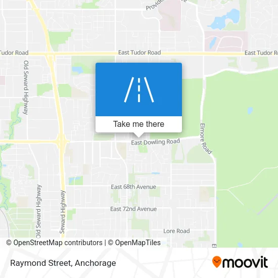 Raymond Street map