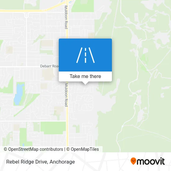 Rebel Ridge Drive map