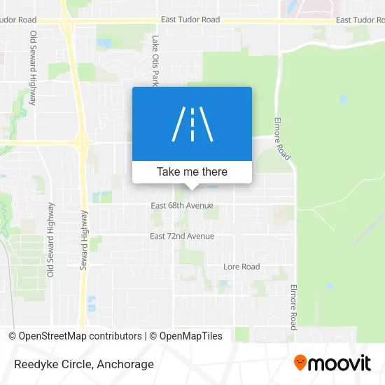 Reedyke Circle map