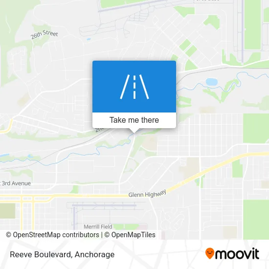 Reeve Boulevard map
