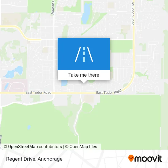 Regent Drive map