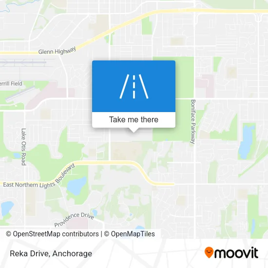 Reka Drive map