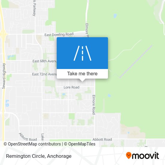 Mapa de Remington Circle