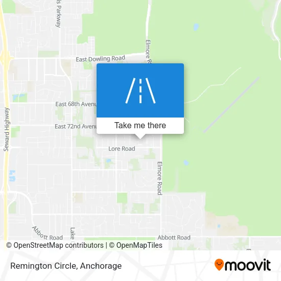 Remington Circle map