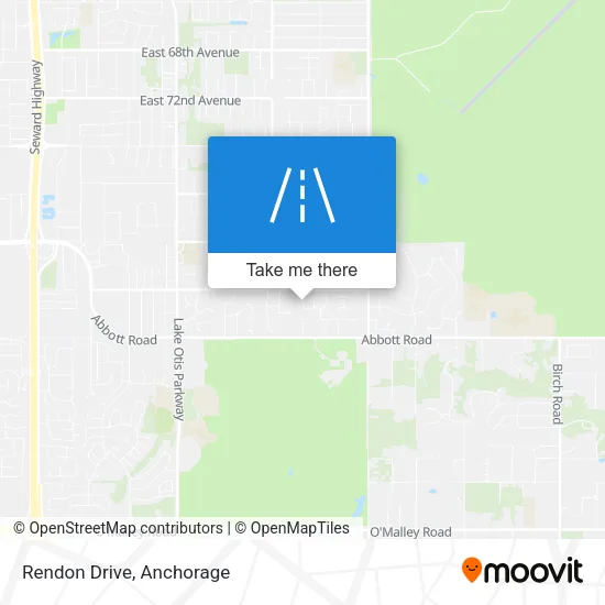 Rendon Drive map