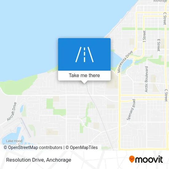 Resolution Drive map