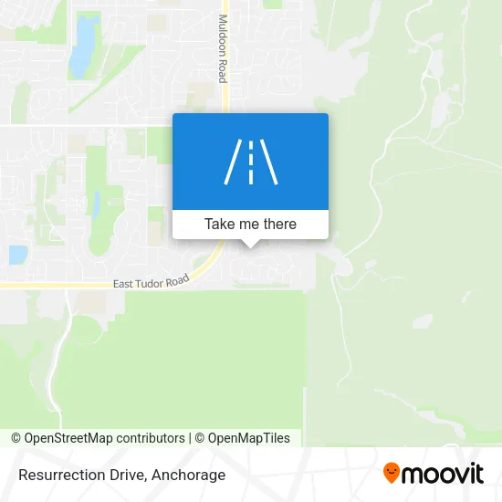 Resurrection Drive map