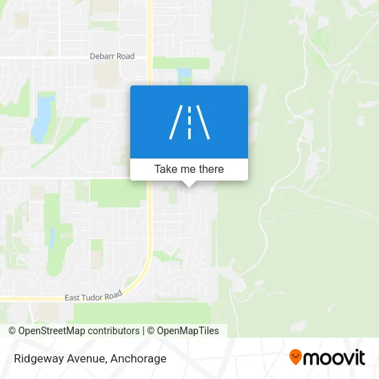 Ridgeway Avenue map