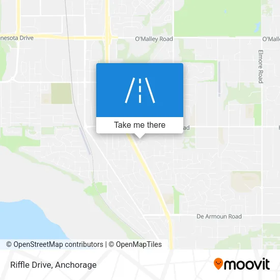 Riffle Drive map
