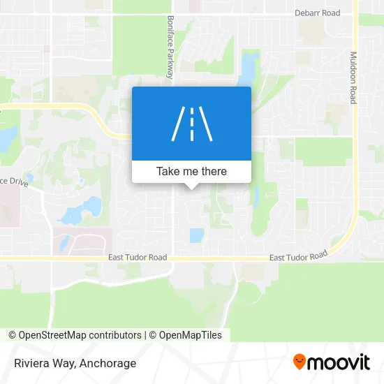 Riviera Way map