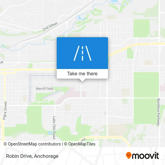 Robin Drive map