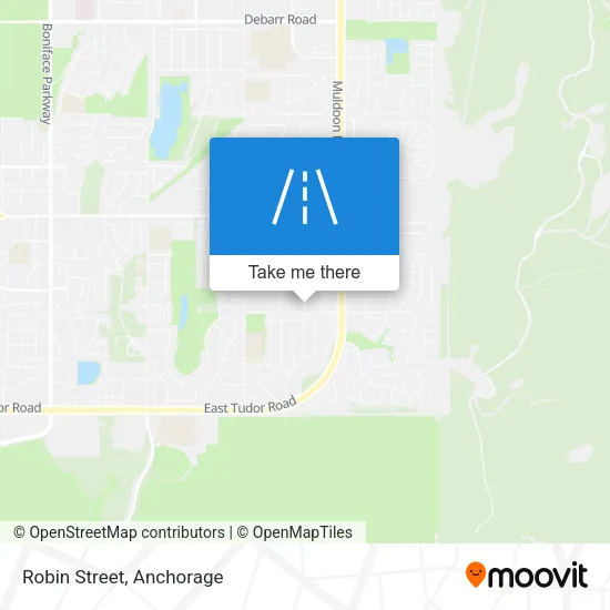 Robin Street map