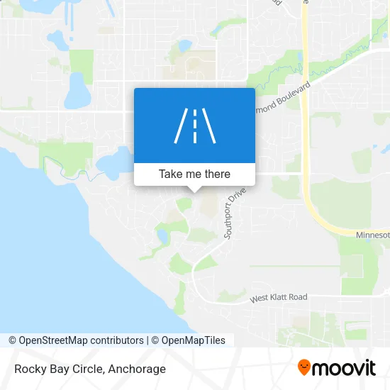 Rocky Bay Circle map