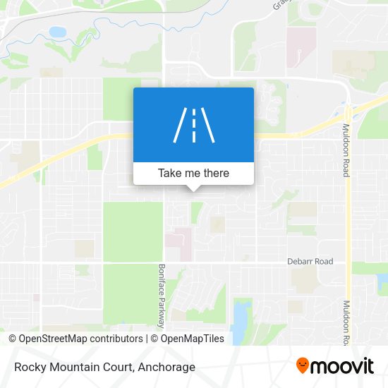 Mapa de Rocky Mountain Court