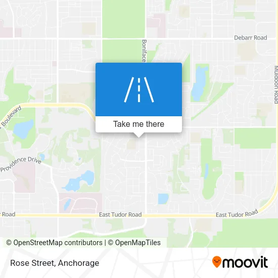 Rose Street map