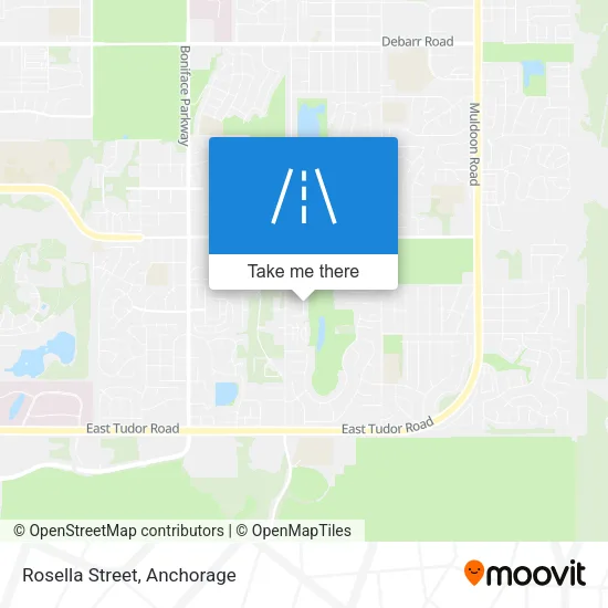 Rosella Street map