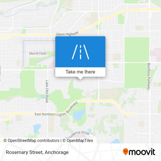 Mapa de Rosemary Street