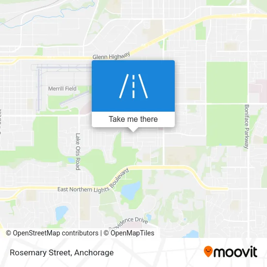 Rosemary Street map