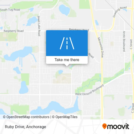 Ruby Drive map