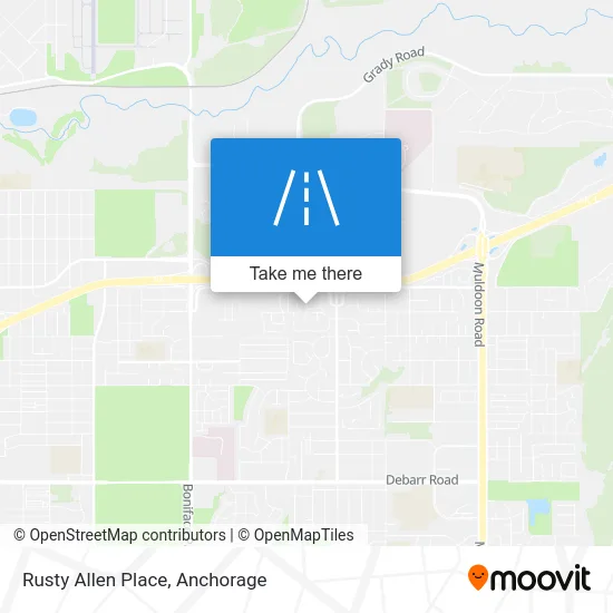 Rusty Allen Place map