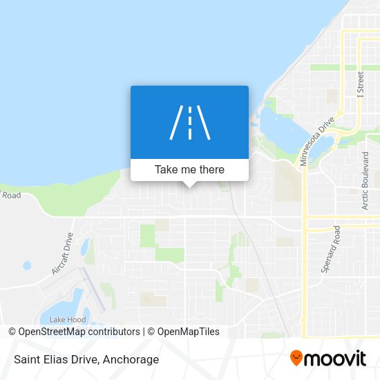 Saint Elias Drive map